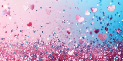 Background With Glitter Heart Confetti. Valentine 45da6ac2 512e 4132 Acfe Cea35fa9d349 0 Gigapixel Standard 6x