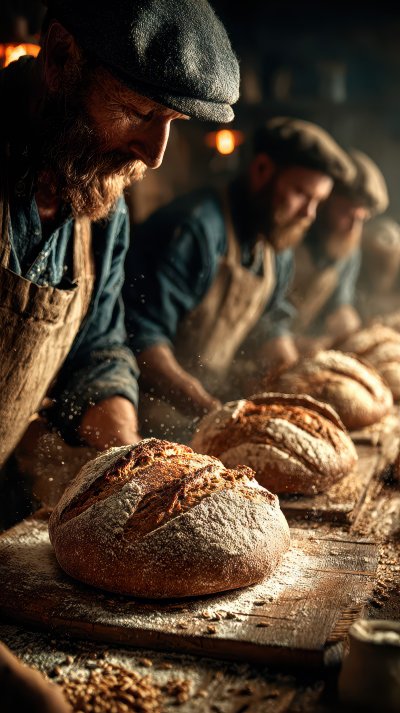 Bcker Team Mit Krnern Fr Vollkornbrot Vor Einem Bottic 57017549 Fd22 43a1 Acac C09b7b7c5e8a 2 Gigapixel Standard 6x