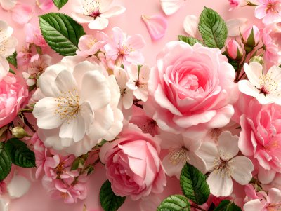 Beautiful Arrangement Of Pink Roses And White Flo 687a7d48 9f23 4d39 A47e 917b5ee7c8b0 2 Gigapixel Standard 6x Stylut