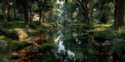 Beautiful Meadow In The Park. Nature Photography. 55e7eca2 6ddf 4c5c Be8f 9abbb9308b73 1 Gigapixel Standard 6x