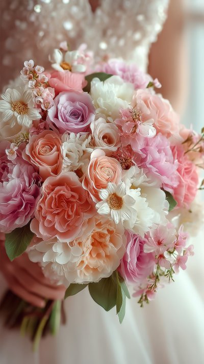 Beautiful Pastel Wedding Bouquet In Brides Hands 97ec1043 B7be 4317 Ae85 81632a195311 2 Gigapixel Standard 6x