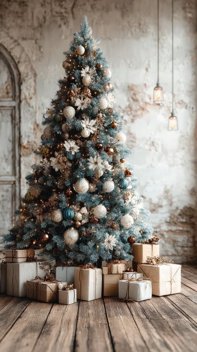Big Beautiful Christmas Tree Decorated With Beaut 022e1942 B74c 490c A1e3 6687d727d5dc 1 Gigapixel Standard 6x
