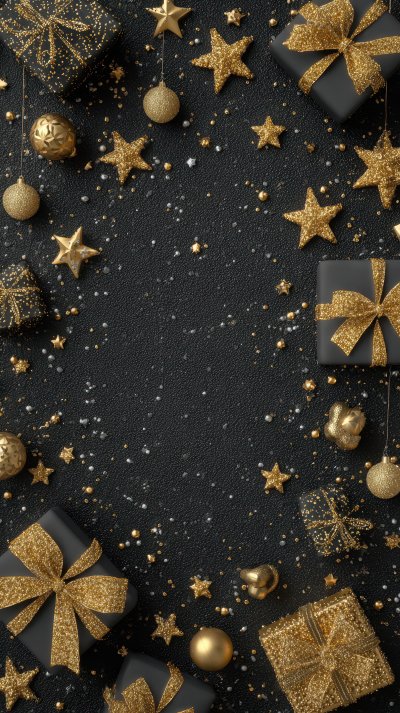 Black Christmas Background With Golden Stars Gift 31b84353 F5c3 44e3 B673 A35b150ffc60 1 Gigapixel Standard 6x