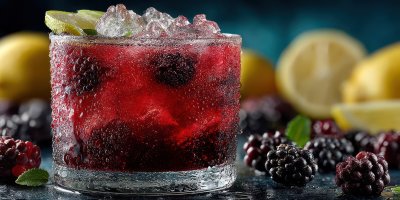 Blackberry Lemonade. Cocktail. Ultra Realistic. P Faf9325c 4017 4d9b 8dd5 5ebf6cc83271 2 Gigapixel Standard 6x