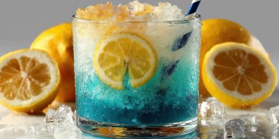 Blue Lagoon Cocktail With Slice Of Lemon With Str D01751c5 Ce9e 409a 9ac9 4af04289f09c 3 Gigapixel Standard 6x