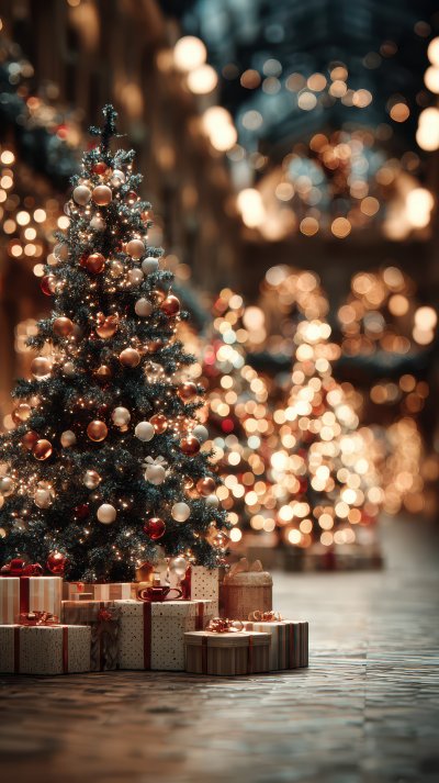 Blurred View Of Christmas Tree In Bright Warm Lig 3f62e0f7 66f2 4540 Bc3b A65fb8a29cdd 0 Gigapixel Standard 6x