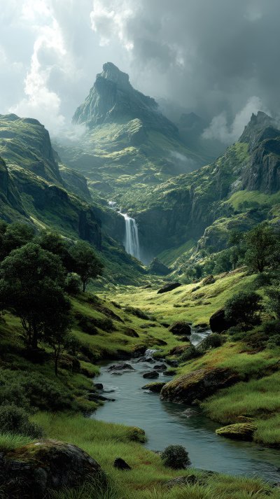 Breathtaking Landscape Showcasing A Majestic Wate 1748fc86 0446 4b6e 9c31 8ec411db3c8a 1 Gigapixel Standard 6x