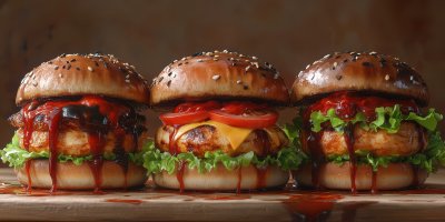Burger Chicken Burger With Bbq Sauce Chicken Burger With Lettuce And Tomato Chicken Shop Chicken Burger Gourmet Burger R 1737538259 Gigapixel Standard 6x