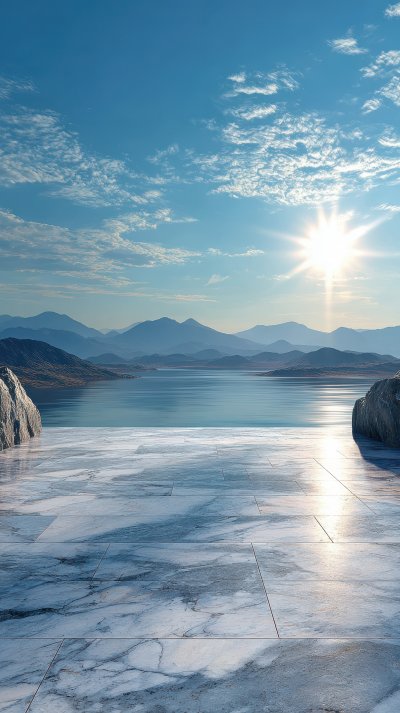 Business Concept Empty Marble Floor Top With Pa E345aae5 5ddc 470e 974a 788ec65a4bfc 3 Gigapixel Standard 6x