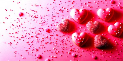 Candy Confetti Pattern On Pink Background. Happy 55fde542 E920 4905 A009 A5e5a037ba1f 2 Gigapixel Standard 6x Hc