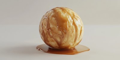 Caramel Ice Cream Ball Caramel Dessert Ultra Realistic Photorealistic Ar 2 1 1736222423 Gigapixel Standard 6x