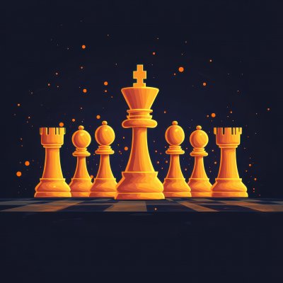 Chess Game Pieces On Dark Background Illustr 61c78d41 Cf76 49d4 8a34 Ba66264712bf 1 Gigapixel Standard 6x
