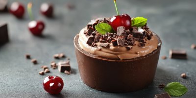 Chocolate Dessert With Creamy Cream Cherry And Ch 3eb85a8f 5776 4012 802c 7d8b8228c294 3 Gigapixel Standard 6x
