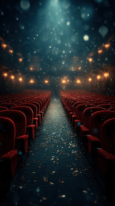 Cinema Auditorium With Red Chairs. Cinema Hall. U 15b01331 9b13 439e A51c 742e1eec7308 3 Gigapixel Standard 6x