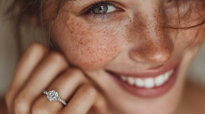Close Up Portrait Of A Smiling Woman Wearing A Ri C80e9ba8 3512 488d Af10 3fd892c4ce7b 2 Gigapixel Standard 6x