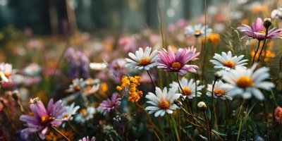 Close Up Of Blooming Wildflowers In A Meadow Unde D6fa87c5 9e28 415a 898f 5553a9364e76 0 Gigapixel Standard 6x
