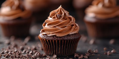 Close Up Of Creamy Chocolate Frosting Texture On 1253db97 Db6a 4418 Aa85 1b1840691d4c 0 Gigapixel Standard 6x