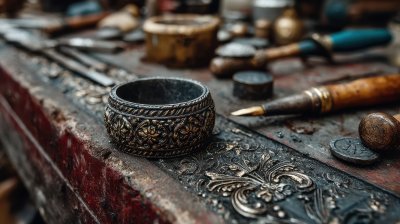 Close Up Ring Wax Carving Concept Photo. Craftsma 80b8fc70 A6c9 4369 9a5d 216d64bf7893 0 Gigapixel Standard 6x