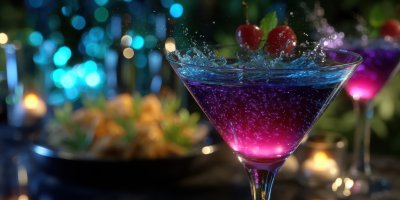 Closeup Of Splashing Martini Cocktails. Cocktail. 7a88e1ae 8bf3 4b20 A13c 8c6d9250c202 2 Gigapixel Standard 6x