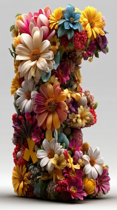 Colorful Flowers Building Word Xiexie Isolated Ba 32f90d23 2ca7 4457 B001 76e48f71e2f7 2 Gigapixel Standard 6x