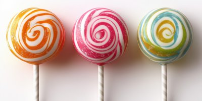 Colorful Lollipops Isolated On White Background Candy Ultra Realistic Photorealistic Ar 2 1 Stylize 250 V 6 1 1737559172 Gigapixel Standard 6x