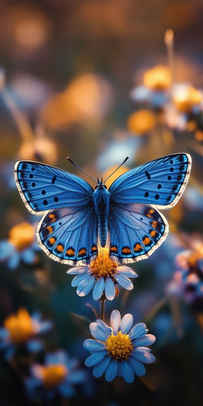 Common Blue Butterfly Polyommatus Icarus. Flowe 3c75bc5a 4a06 4b55 A163 B074dd478614 2 Gigapixel Standard 6x