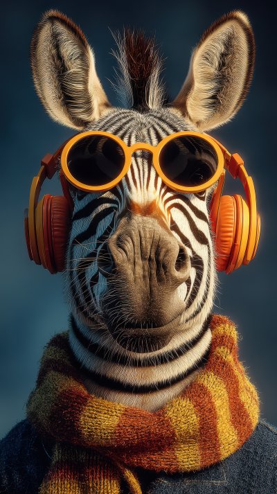 Cool Party Zebra Dj Wearing Vibrant Headphones An 28ce4acb 3359 4607 9502 697a9d7b61ab 1 Gigapixel Standard 6x