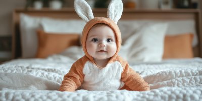 Cute Little Baby In Bunny Costume Sitting On Bed 5a4a0fb9 C710 4f9a 9517 34301ccdcd39 3 Gigapixel Standard 6x
