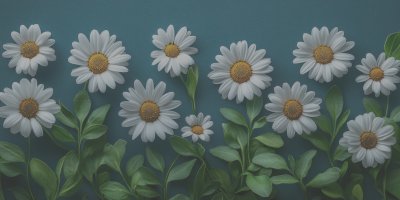 Daisies Pattern. Summer Background. Ultra Realist 94d899a5 5996 4dde Bc22 A41da62a4df3 2 Gigapixel Standard 6x Lc
