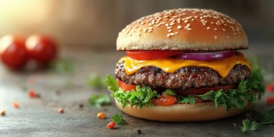 Delicious Cheeseburger With Onion And Tomato Isol 02c21d52 0203 4b6c B30c F293df5dd8b6 3 Gigapixel Standard 6x