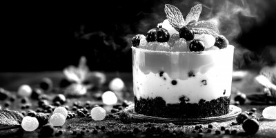 Delicious Dessert Featuring Creamy Layers Topped 1eacad27 Bb12 4302 88a8 0b6bb3c5c3f2 0 Gigapixel Standard 6x Bw
