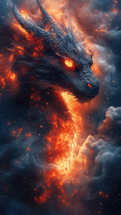 Detailed Smoke Dragon Captured. Intricate Ph 5196f08e 77bb 4e0c B34d Dead67a77578 3 Gigapixel Standard 6x