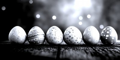 Different Easter Eggs On Wooden Background. Easte B7e782a2 87c6 41af B986 E97ee91177cf 2 Gigapixel Standard 6x Silver