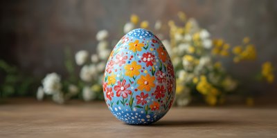 Easter Egg Handmade Painted With Natural Colors 9847ede9 5c32 4b75 993b 0a2ed62f659d 3 Gigapixel Standard 6x