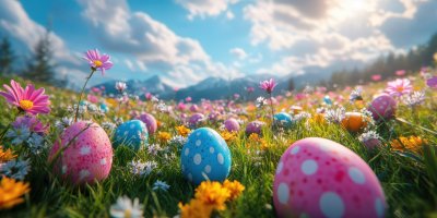 Easter Eggs Lie In Meadow Full Of Flowers Easter 5686f73b A18b 444a 8909 Bc19bfdfa6c1 1 Gigapixel Standard 6x