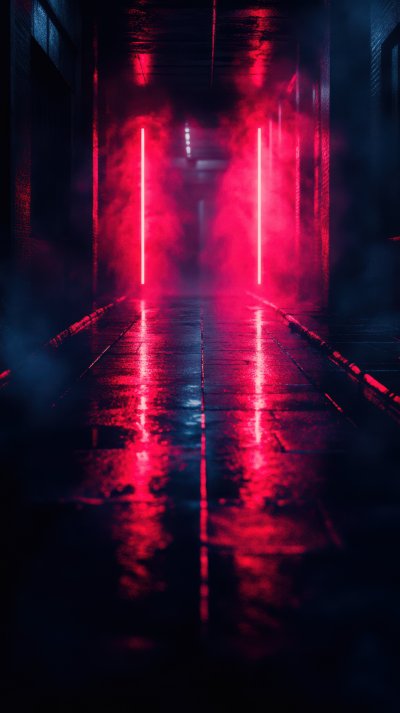 Empty Background Scene. Dark Street Reflection On T A01047c2 C46a 49f9 A05c 2fd920e8b41a 1 Gigapixel Standard 6x