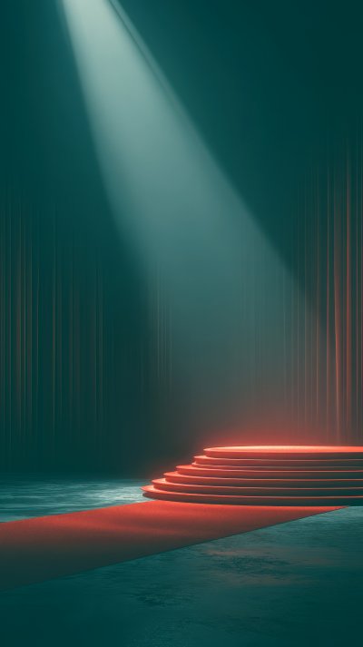 Empty Red Stage With Podium And Dramatic Spotligh F679324d Fa34 4231 Ab48 2a0f73cf39a8 1 Gigapixel Standard 6x Tealorange