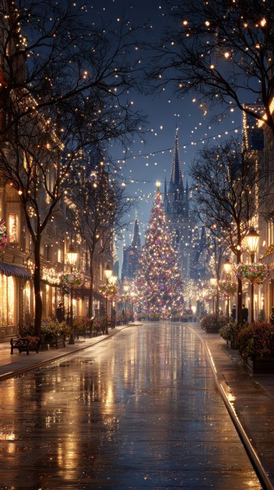 Enchanting Christmas Scene With A Beautifully Deco 8bf78937 D5e7 4b02 9c25 066b20d21fdf 1 Gigapixel Standard 6x