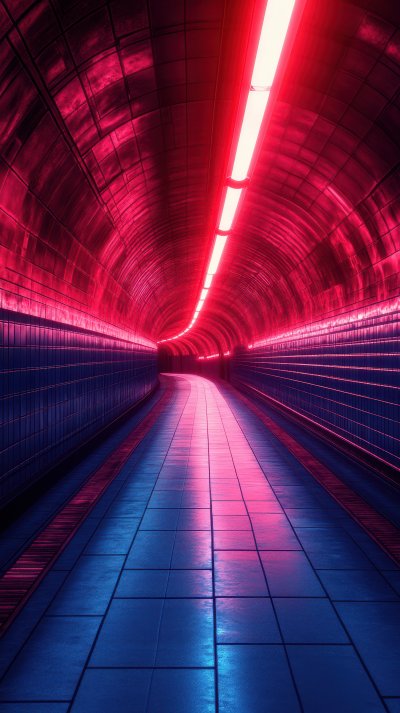 Eye Catching Red Neon Lights Streaking Across Blue D4d83fe6 6b30 4cc5 8d37 790e83259a84 0 Gigapixel Standard 6x