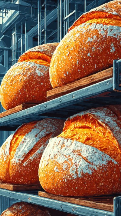 Factory That Produces Large Loaves Of Bread On The Fro 78741886 623a 4510 Ae83 Cc52de26a495 2 Gigapixel Standard 6x