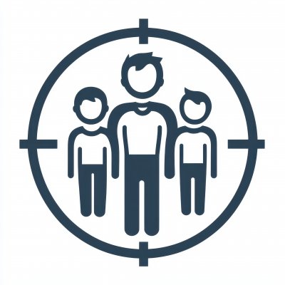 Family Target Icon White. Boy Logo Icon. Illust F89c93d0 D80a 4478 94bc B7493d8366ce 1 Gigapixel Standard 6x