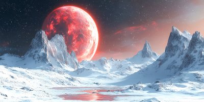 Fantasy Alien Planet. Mountain And Nebula. 3d Ill 18eeb82a A0ad 41e0 Beaa 89709c6fb9f1 1 Gigapixel Standard 6x Stylut