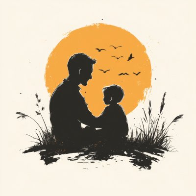 Father And Son. Boy Logo Icon. Illustration Copy Df78f6c7 4cdc 42ac 95a6 Ad1b341f8fa7 2 Gigapixel Standard 6x