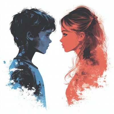 Female And Male Icons. Boy Logo Icon. Illustratio 10cd69ea 804c 4544 B5ca 0a84683dc695 0 Gigapixel Standard 6x