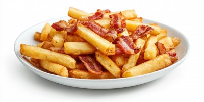 French Fried With Bacon And Cheese On Plate Isola Ef024fce 0b91 4c78 Af87 B8a48d6e9e33 3 Gigapixel Standard 6x