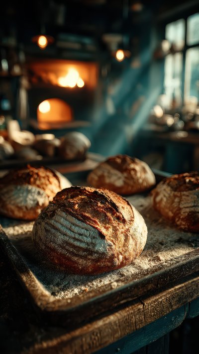 Freshly Baked Loaves Of Bread Lie On A Tray In A Baker 88dee309 36fb 4452 960e 5b954599d770 2 Gigapixel Standard 6x