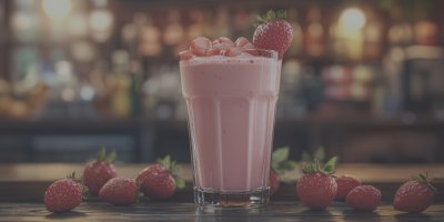 Fruit Cocktail In Elegant Glass In Bar. Strawberr 868566f5 D498 45db 93c4 Aac22e78103f 1 Gigapixel Standard 6x Lc