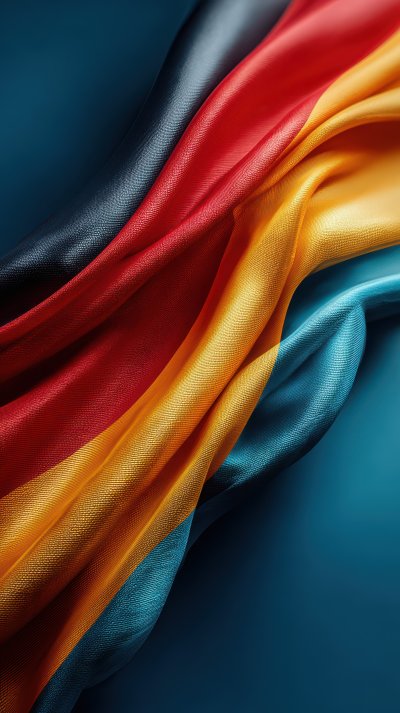 German Table Flag On Blue Background. German Flag 2b16714a 46bf 4bd3 B7f2 8909fd528d7b 2 Gigapixel Standard 6x