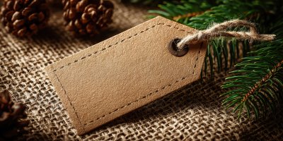 Gift Tag Brown Card With String. Christmas. Ultra F764ba3b 054c 4ddc A1b6 497fa734baea 0 Gigapixel Standard 6x