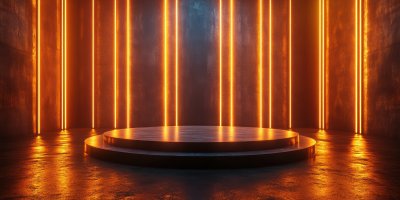 Gold Empty Podium Floating In The Air In Dark Sce 04727684 Fcf6 455d 8c8b 332080a917c3 3 Gigapixel Standard 6x